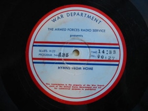 Disc Label For Hymns From Home 135