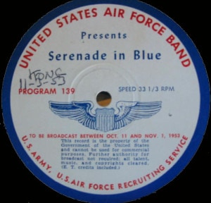 Disc Label For Serenade In Blue 139