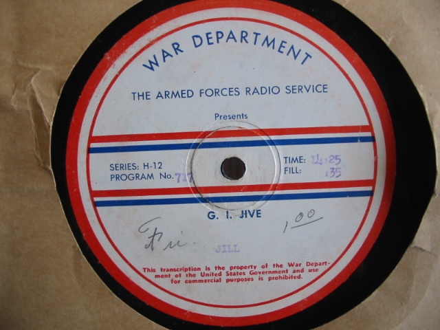 Disc Label, G.i. Jive 717