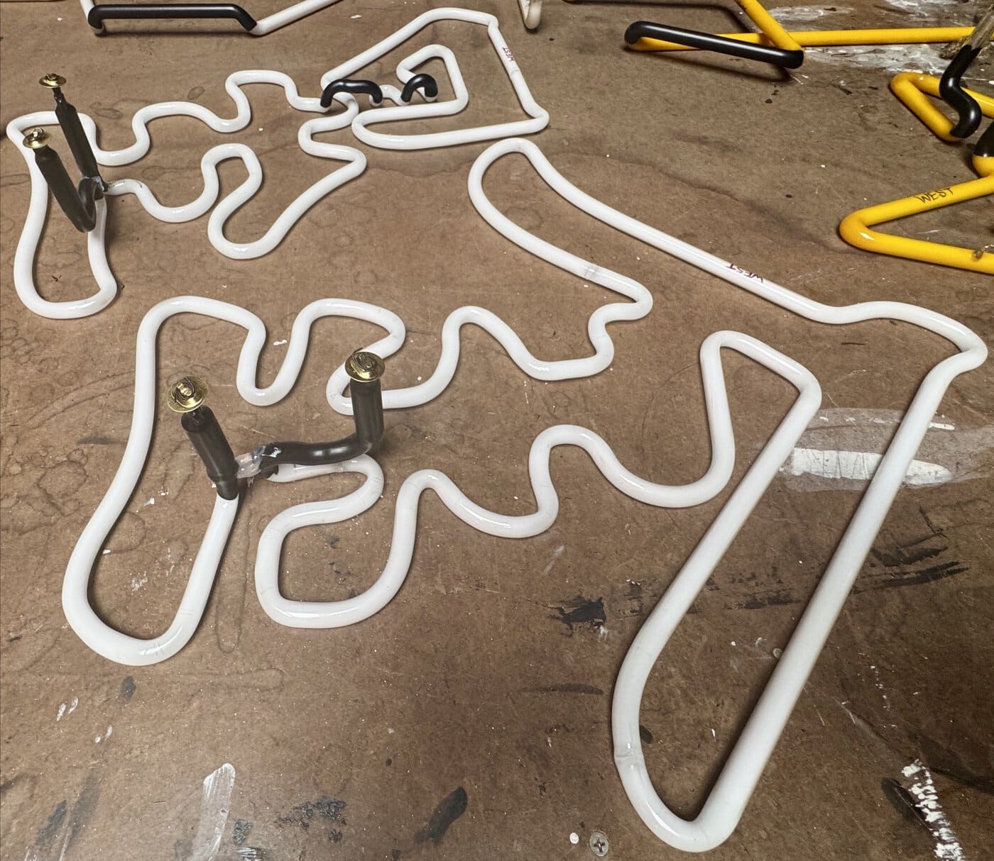 Original And Replacement Cantonese Neon Tubing From The Golden Star Radio Sign
